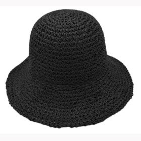 Collapsible Summer Bucket Hat (Color: Black)
