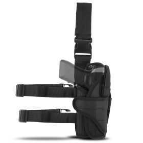 Tactical Drop Leg Thigh Gun Holster (Color: Black|Khaki)